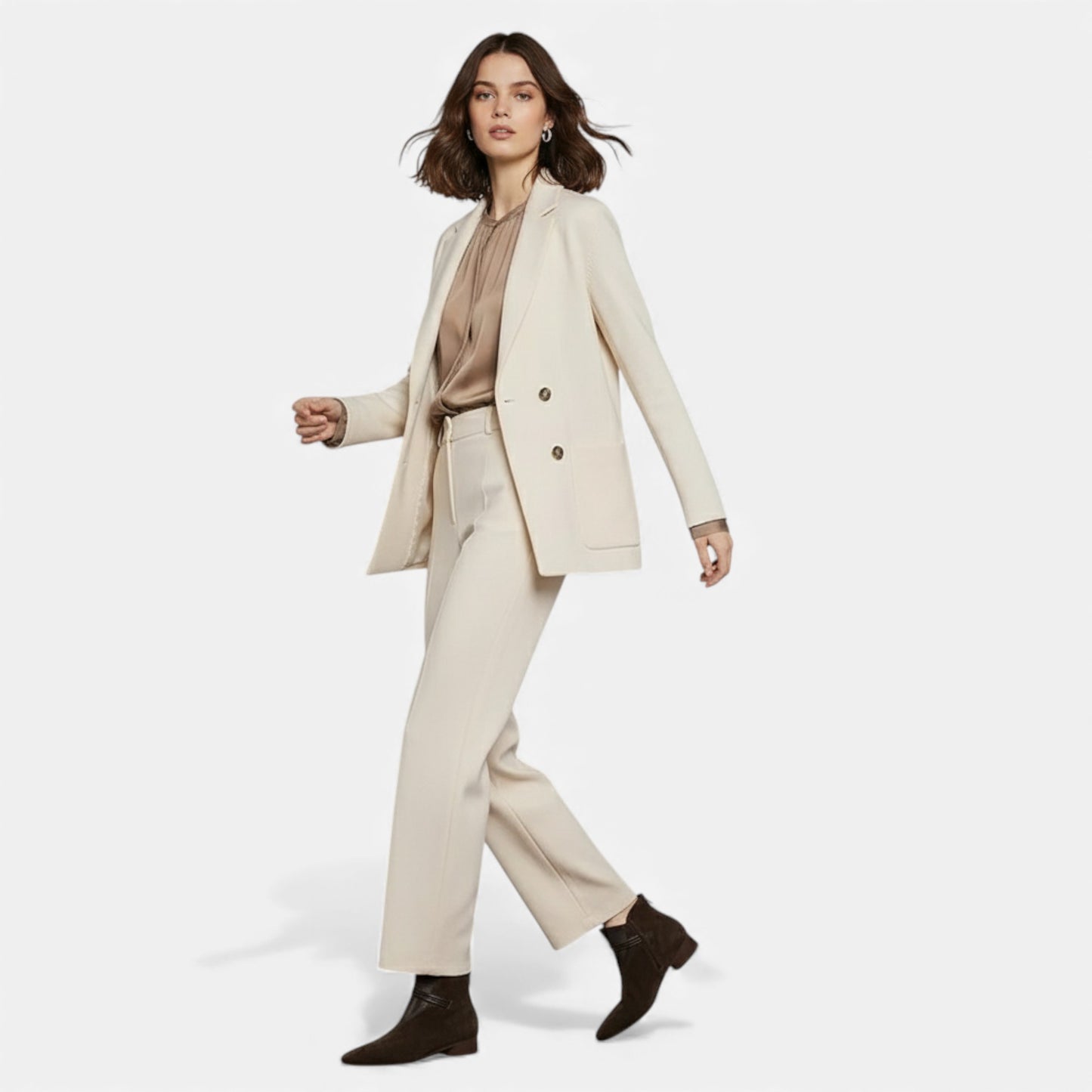 Morani | Women’s Leather Ruffled Ankle Boots – Heritage Pointed Toe