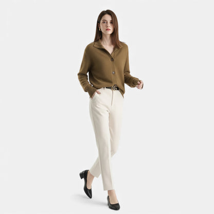 Morani | Women’s Stand-Collar Knit Cardigan