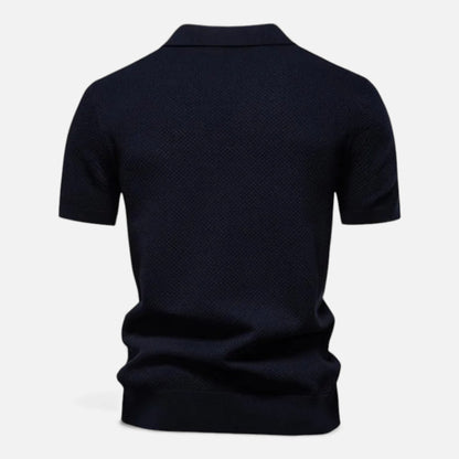 Morani | Men’s Wool Polo – Pineapple Heritage Print