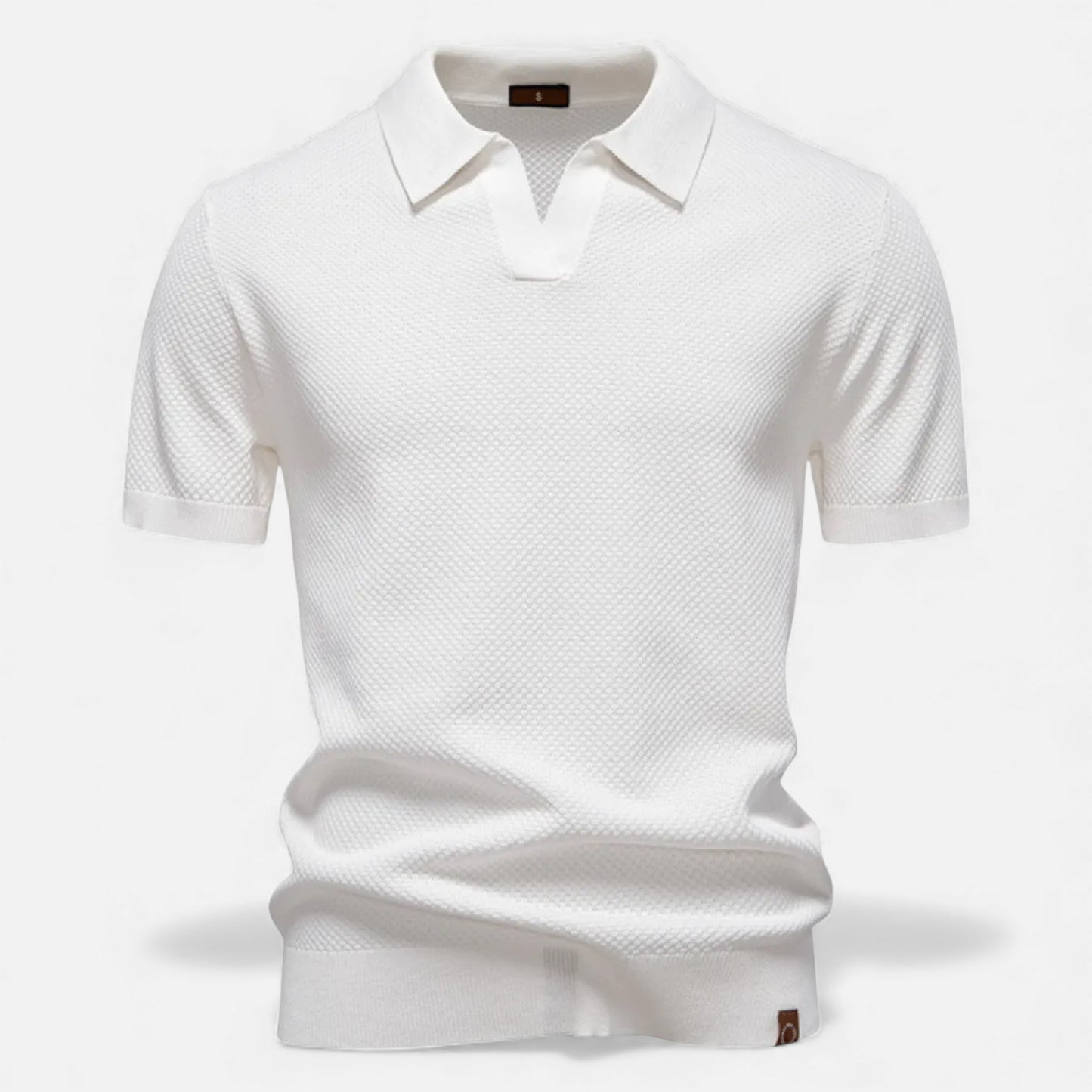 Morani | Men’s Wool Polo – Pineapple Heritage Print