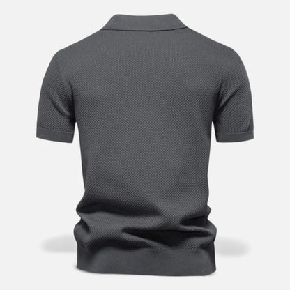 Morani | Men’s Wool Polo – Pineapple Heritage Print