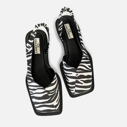 Morani | Women’s Square‑Heel Sling‑Back Pump