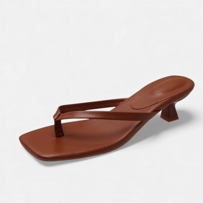 Morani | Women’s Leather Clip-Toe Slides