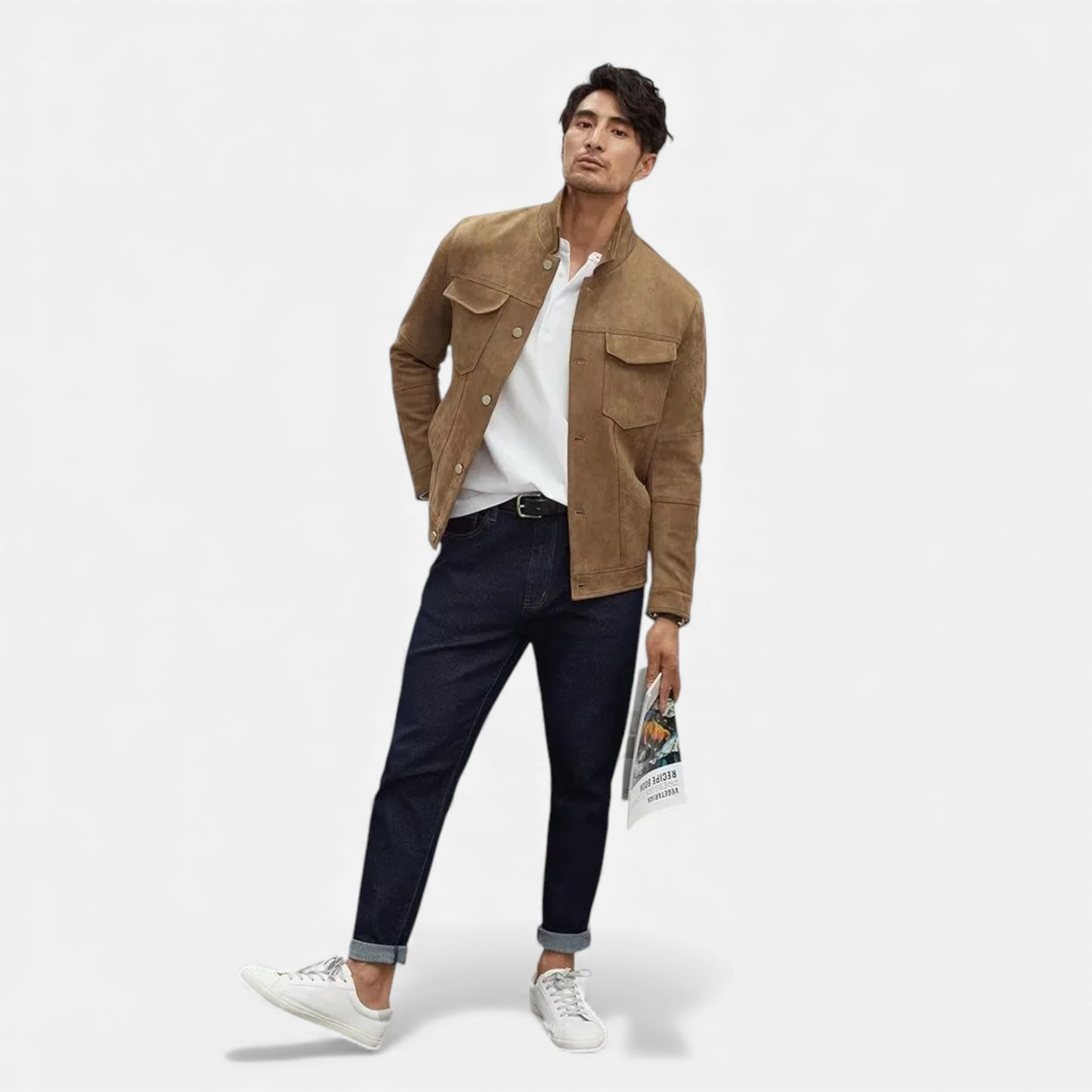 Morani | Men’s Polo‑Collar Shirt‑Jacket (Heritage Cotton)