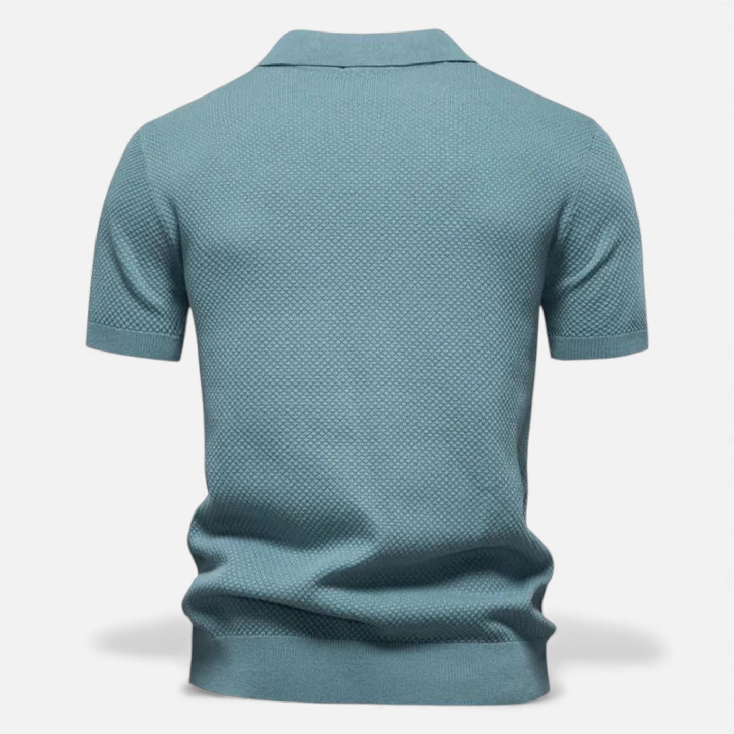 Morani | Men’s Wool Polo – Pineapple Heritage Print