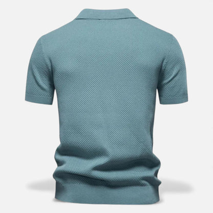 Morani | Men’s Wool Polo – Pineapple Heritage Print