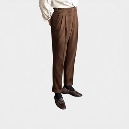 Morani | Women’s Straight‑Leg Wool Blend Trousers