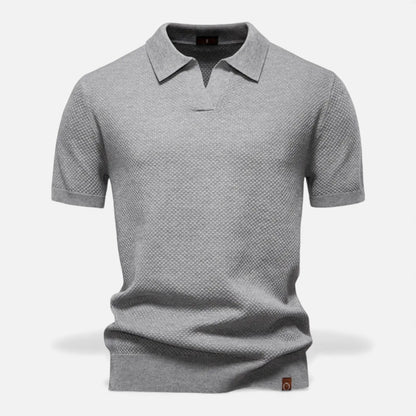 Morani | Men’s Wool Polo – Pineapple Heritage Print