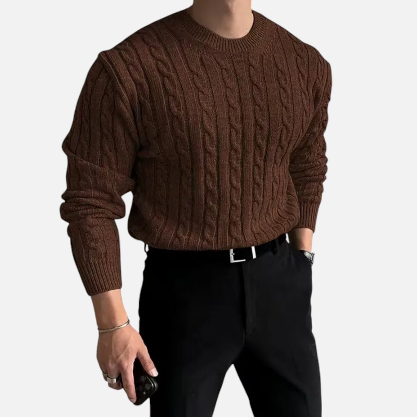 Morani | Men’s Heritage Ribbed Turtleneck Sweater