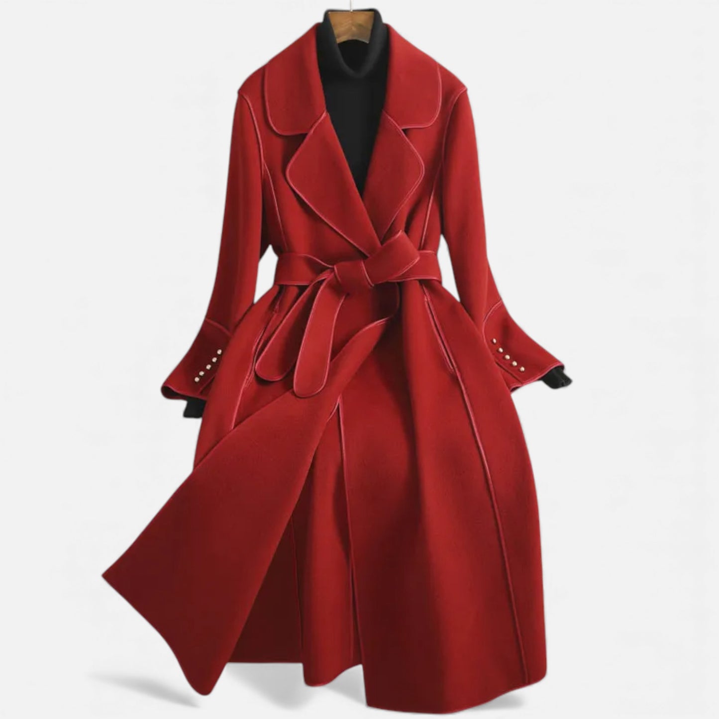 Morani | Women’s Wool-Blend Mid-Length Over-Coat – Ivy League Elegance