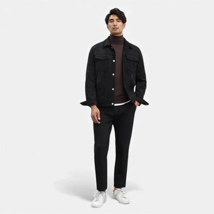 Morani | Men’s Polo‑Collar Shirt‑Jacket (Heritage Cotton)