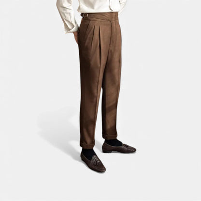 Morani | Women’s Straight‑Leg Wool Blend Trousers