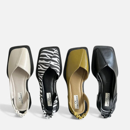 Morani | Women’s Square‑Heel Sling‑Back Pump