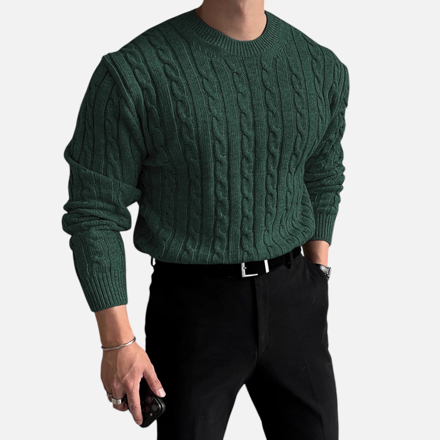 Morani | Men’s Heritage Ribbed Turtleneck Sweater